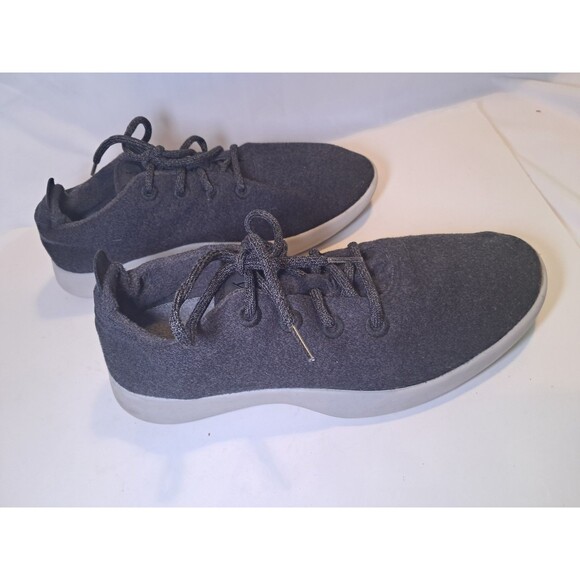 allbirds Wool Runners Mens Size 10 Gray Lace-Up Comfort Running Shoes Merino - Picture 5 of 7